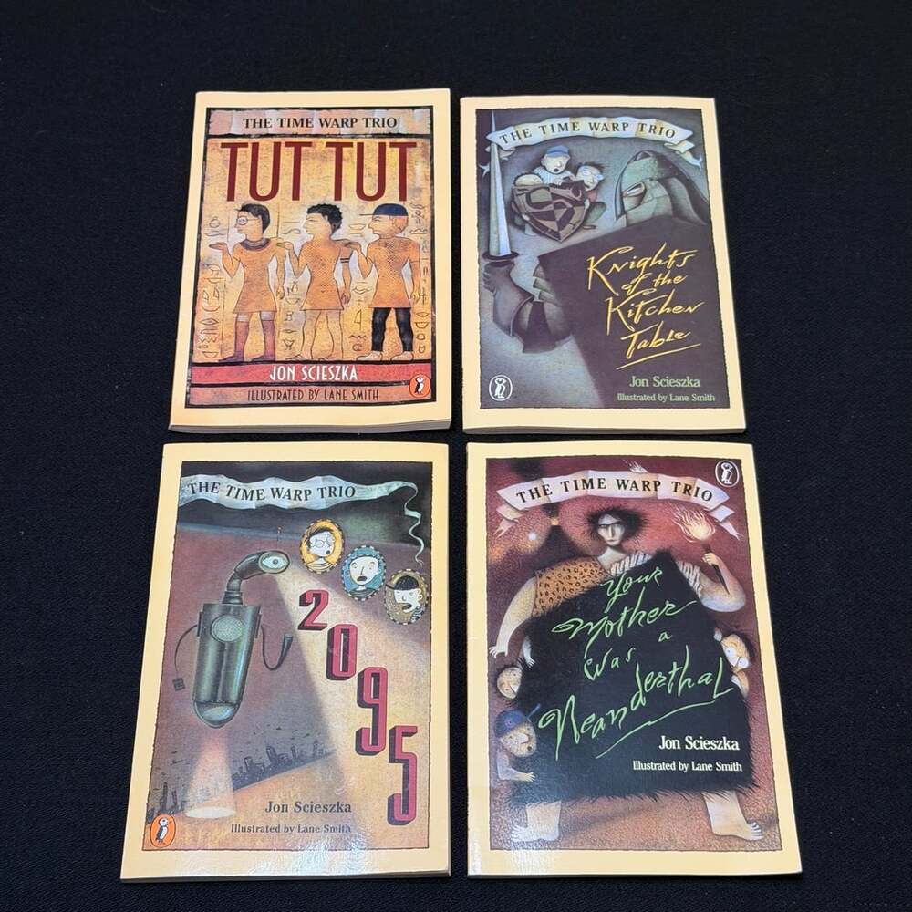 The Time Warp Trio 4 Book Set By Jon Scieszka Paperback